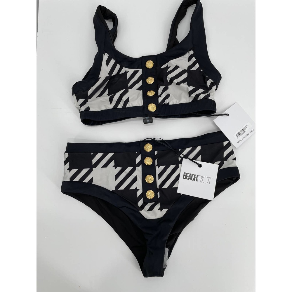 BEACH RIOT ISLE Bikini Swimsuit size M NWT